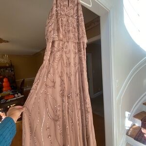 Mother of the groom dress, Rose Gold, size 16, great condition!